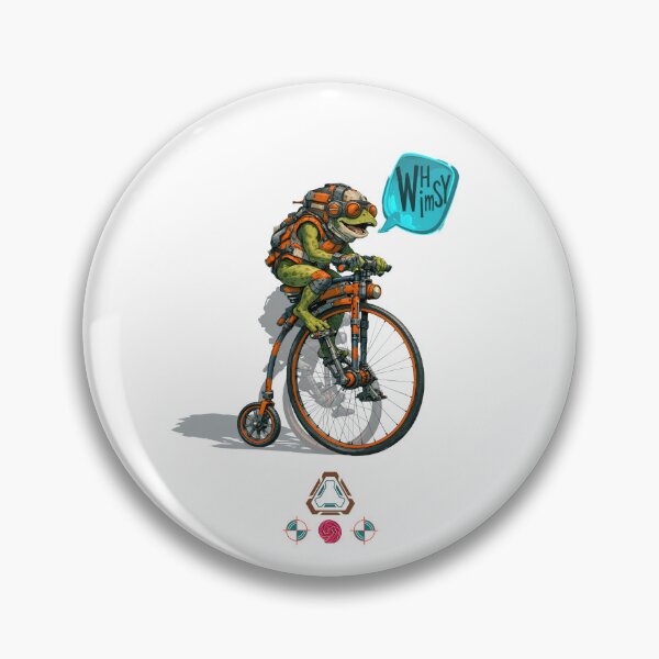 Item preview, WHIMSY — Frog on a Bike  designed and sold by m-yoga-store.