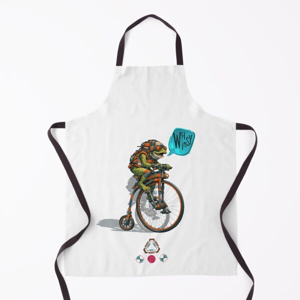 Item preview, WHIMSY — Frog on a Bike designed and sold by Whimsy Trail Co.