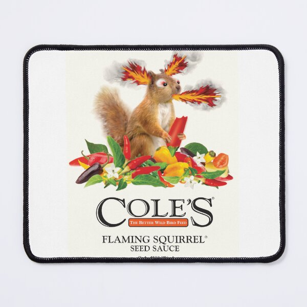 Item preview, Flaming Squirrel designed and sold by ColesWildBird.