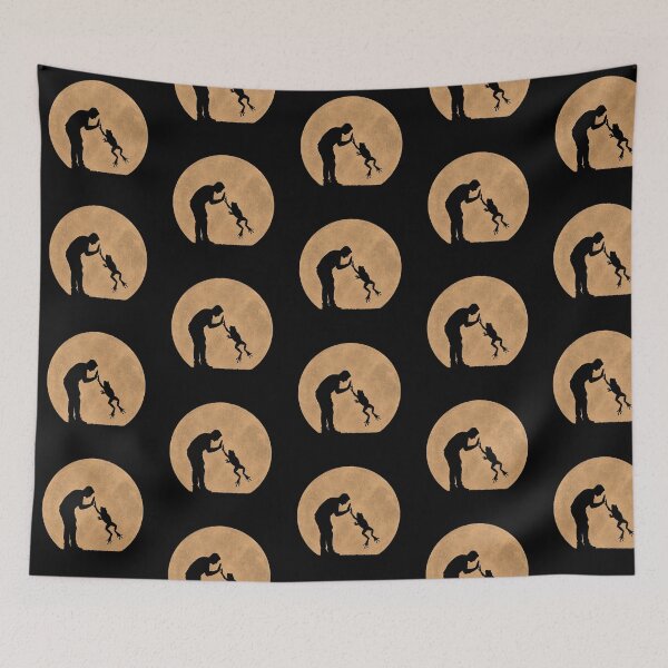 Item preview, Funny Frog Fathers Day Full Moon Mom Dad Kids designed and sold by FurryHavenPH.