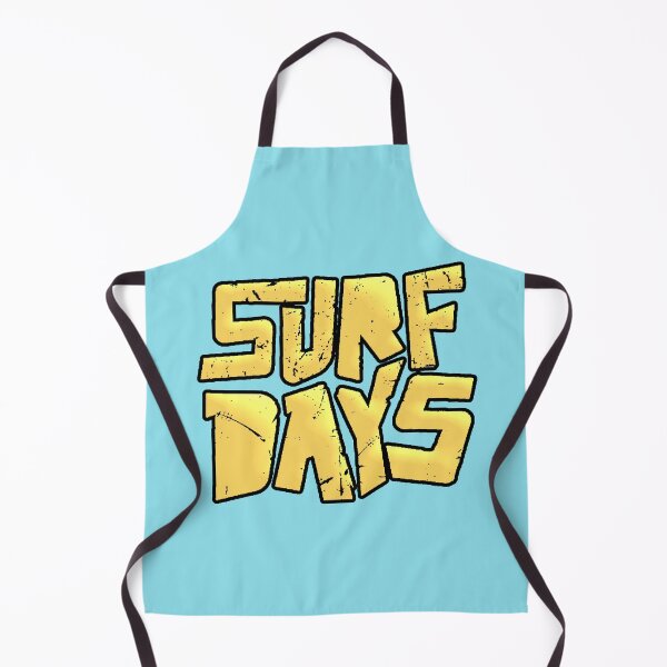 Item preview, Surf Days Vintage Typography Worn Yellow designed and sold by AstronautMerch.
