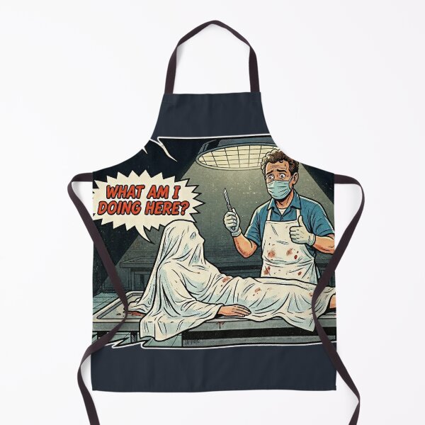 Item preview, What Am I Doing Here Funny Morgue Medical Examiner Retro designed and sold by MCVersa2026.
