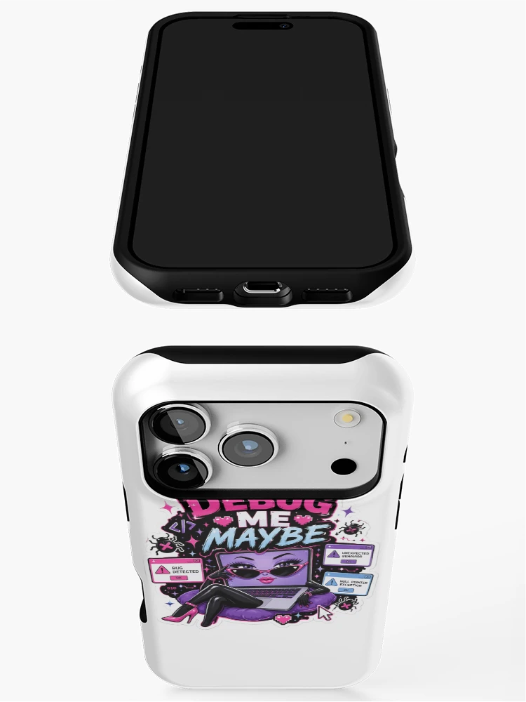 Thumbnail 3 of 4, iPhone Case, Debug Me Maybe designed and sold by DebugLab.