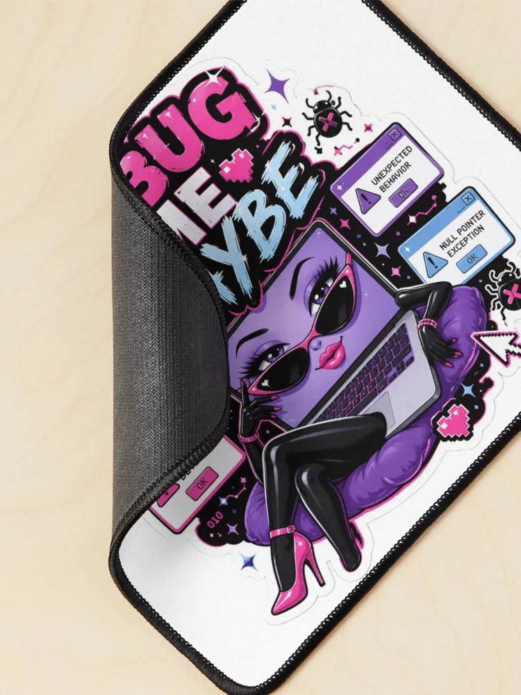 Thumbnail 2 of 5, Mouse Pad, Debug Me Maybe designed and sold by DebugLab.