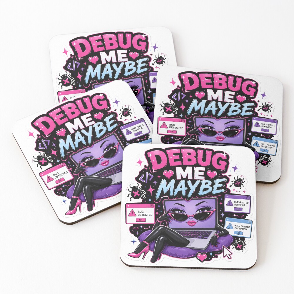Item preview, Coasters (Set of 4) designed and sold by DebugLab.