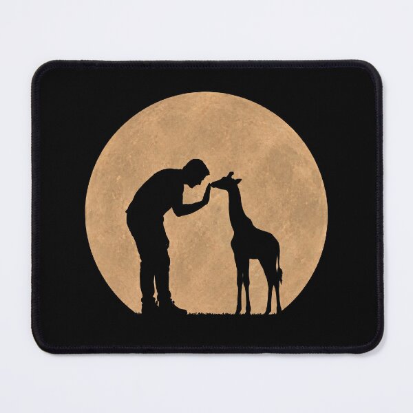 Item preview, Funny Giraffe Fathers Day Full Moon Mom Dad Kids designed and sold by FurryHavenPH.