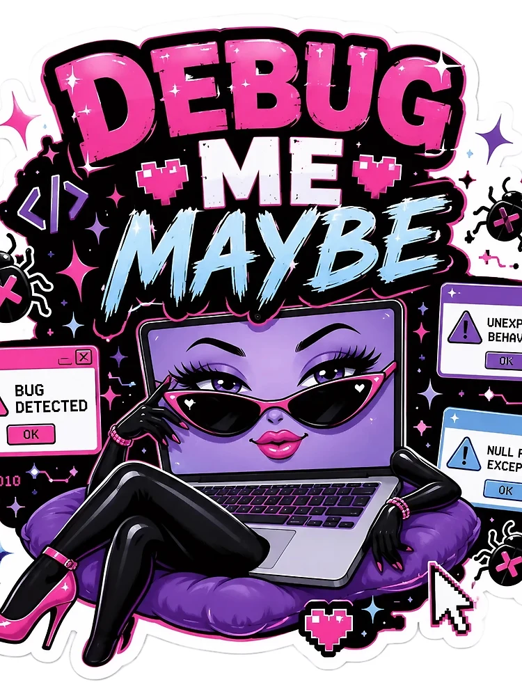 Thumbnail 3 of 3, Scarf, Debug Me Maybe designed and sold by DebugLab.