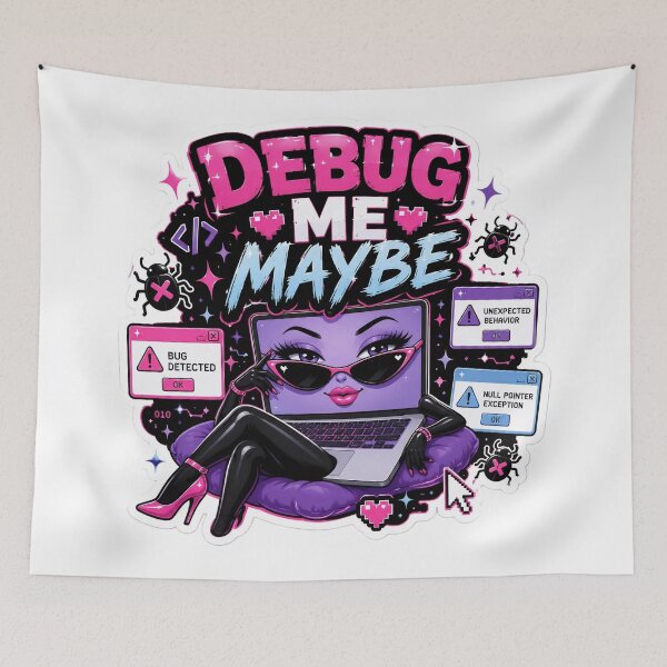 Item preview, Debug Me Maybe designed and sold by DebugLab.