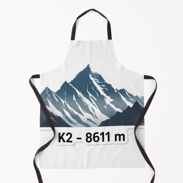 Item preview, K2 8611 m – Minimalist Mountain Peak Illustration designed and sold by Gabe1983.