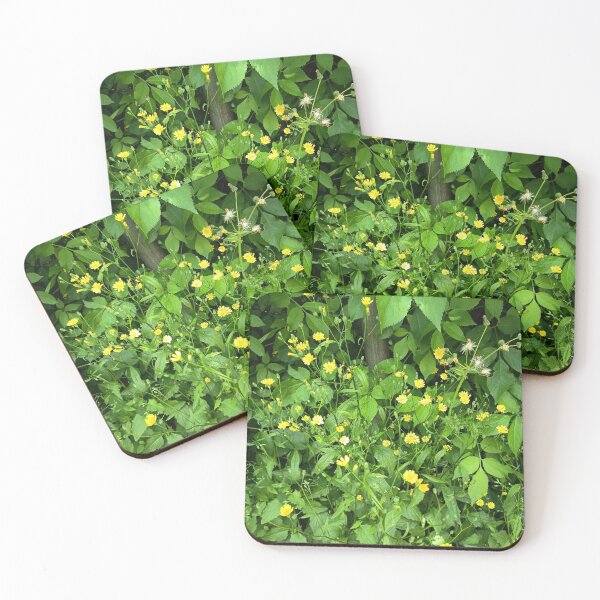 Item preview, Wild Yellow Flowers and Green Leaves designed and sold by PhuongVoArt.