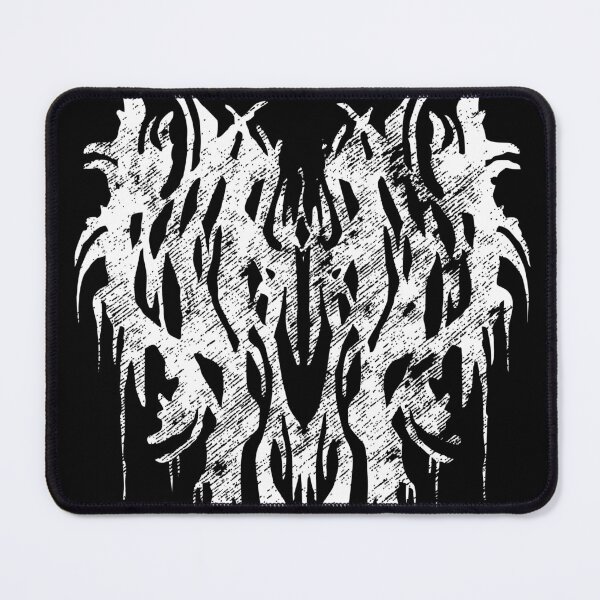 Item preview, Abstract Symmetrical Black & White Doom Metal Artwork designed and sold by JustasVebra.