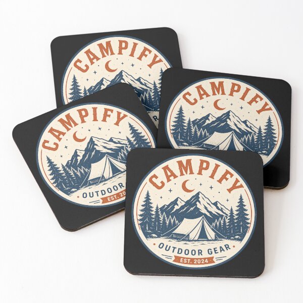 Item preview, Camp Life Outdoor Gear – Vintage Camping Mountain Adventure T-Shirt designed and sold by tupuedesmas.