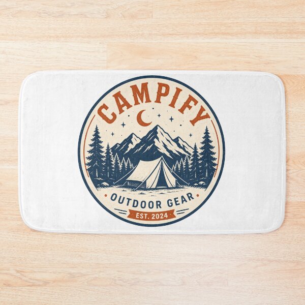 Item preview, Camp Life Outdoor Gear – Vintage Camping Mountain Adventure T-Shirt designed and sold by tupuedesmas.