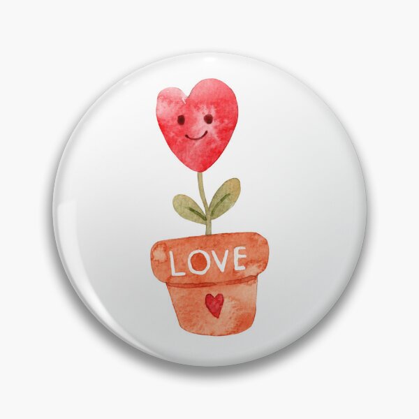 Item preview, Cute Watercolor Love Flower designed and sold by SashaZinch.