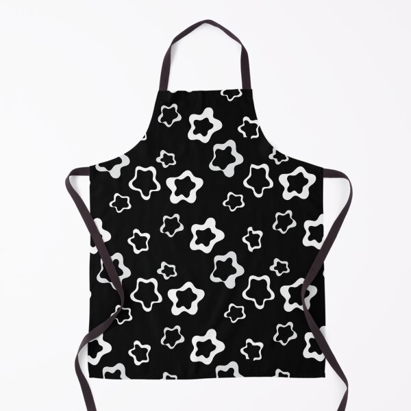 Item preview, Black And White Rounded Stars Pattern Bold Print designed and sold by violet-hope.