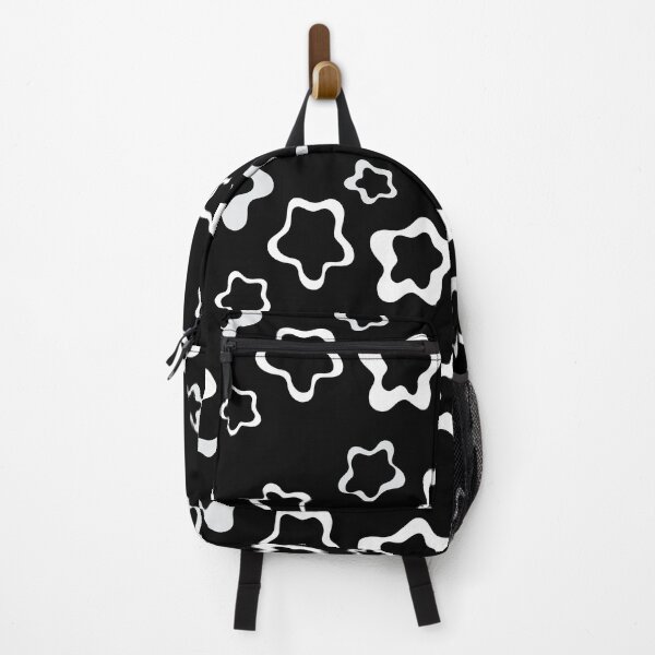 Item preview, Black And White Rounded Stars Pattern Bold Print designed and sold by violet-hope.