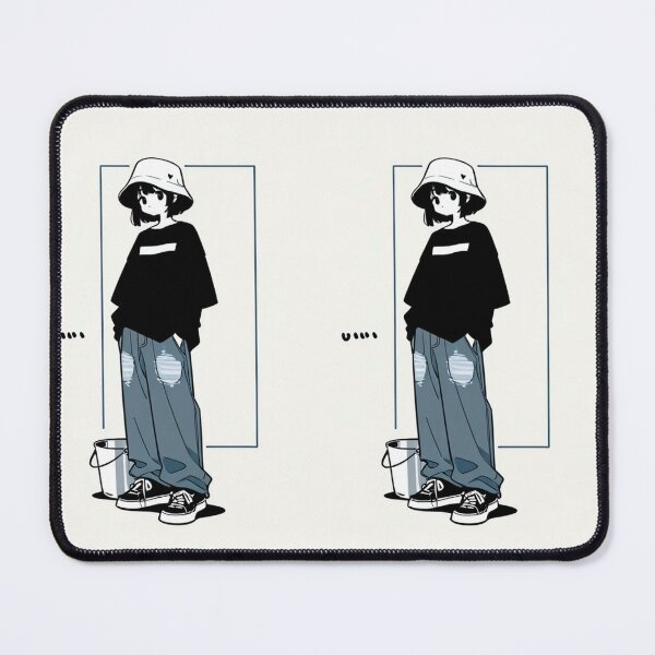 Item preview, Fashion - Man in Black Top Bucket Hat Baggy Jeans Streetwear Anime Variant 4 designed and sold by AnimeShin.
