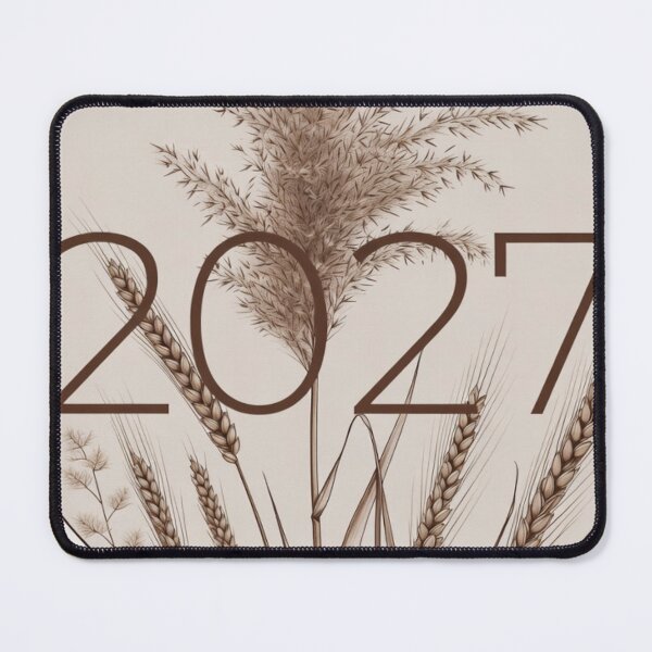 Item preview, 2027 Boho Pampas Grass Design | Neutral New Year Aesthetic designed and sold by GalleryPeak.