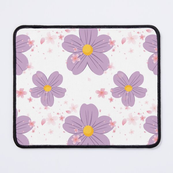 Item preview, Purple Flowers Minimal Seamless Pattern designed and sold by MedusaGialla.