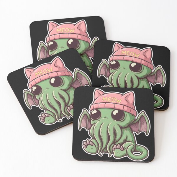Item preview, Funny Cthulhu Cat designed and sold by DungeonAtelier.