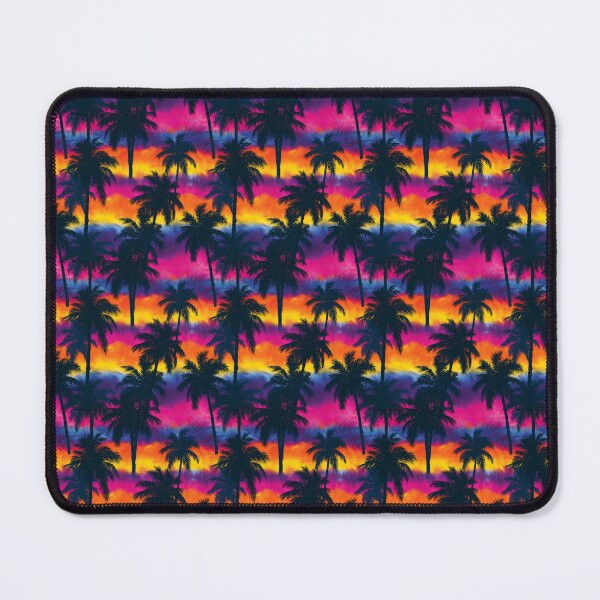 Item preview, Vibrant Magenta Palm Tree And Sunset Gradient designed and sold by igraphixart.