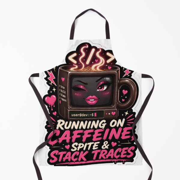 Item preview, Running on Caffeine Spite and Stack Traces designed and sold by DebugLab.