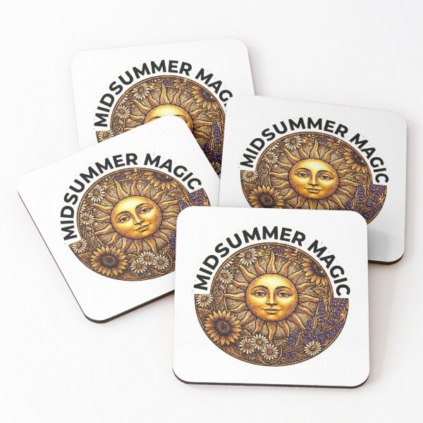 Item preview, Litha Summer Solstice - Mystical Cottagecore Pagan Sun designed and sold by The Silly Grumpy Society.
