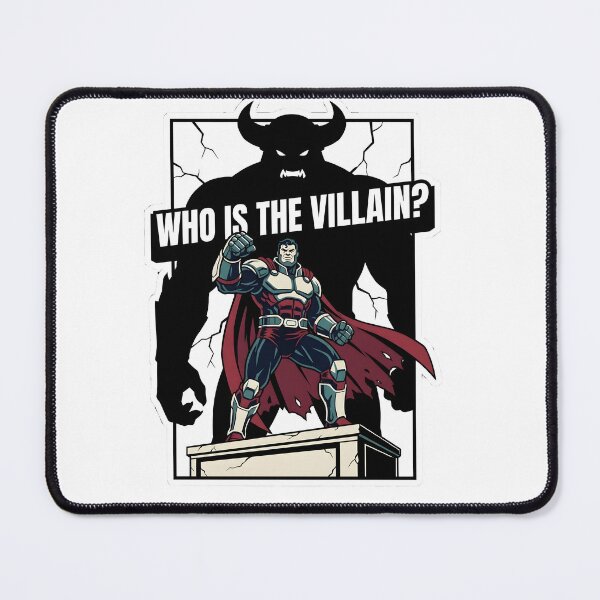 Item preview, Retro Comic Superhero Monster Shadow Villain Quote designed and sold by EKHOAISTORE.