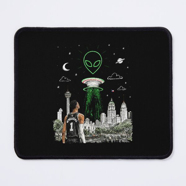 Item preview, Alien Abduction Basketball Player UFO City Skyline Funny Sci Fi designed and sold by b3ida-zl.
