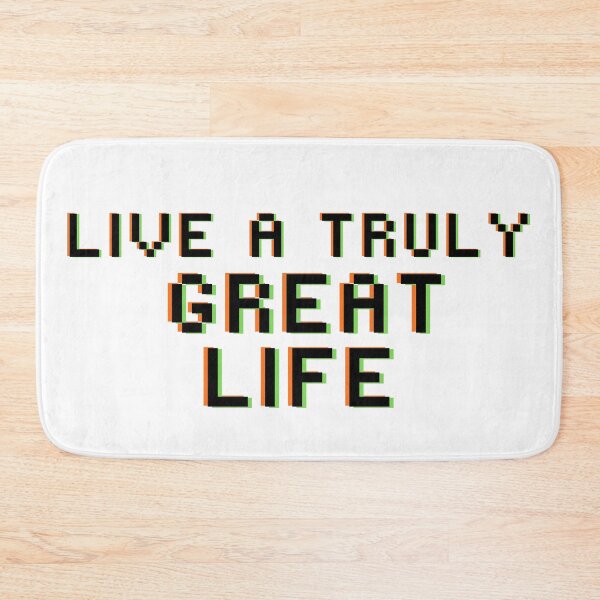 Item preview,  Live a truly great life designed and sold by Positive Mindzet!.