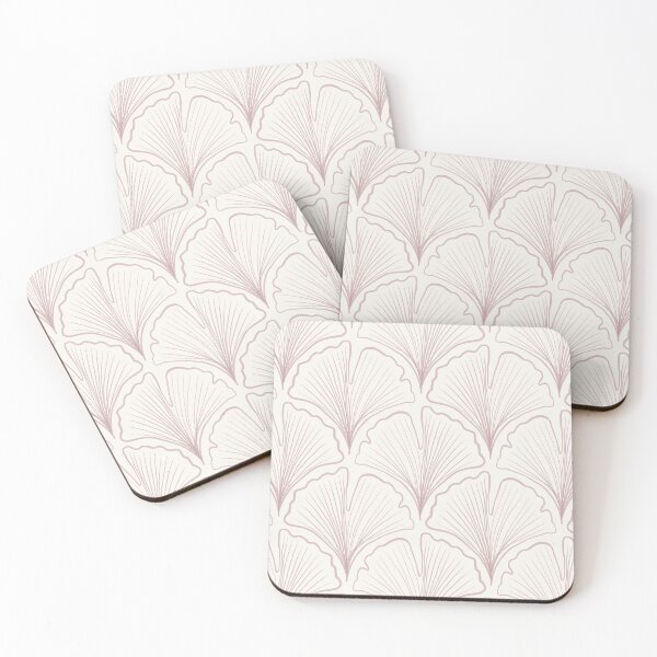 Item preview, Gingko Biloba leaf in dusty rose pink designed and sold by OhNoNotAgain42.