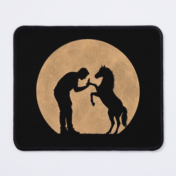 Item preview, Funny Horse Fathers Day Full Moon Mom Dad Kids designed and sold by FurryHavenPH.