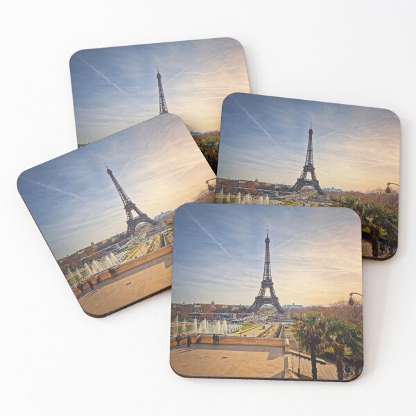 Item preview, Eiffel Tower over the Jardins du Trocadero designed and sold by psychoshadow.