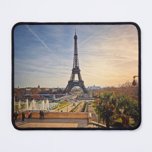 Item preview, Eiffel Tower over the Jardins du Trocadero designed and sold by psychoshadow.
