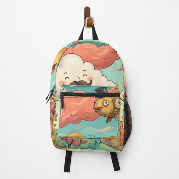 Item preview, Fish Art Nature Cartoon Illustration Landscape Art Color designed and sold by ART ATTACK ZONE.