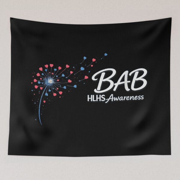 Item preview, White Dandelion Flower HLHS Awareness Hypoplastic Left Heart Syndrome Support Gift designed and sold by Chaya Reid.