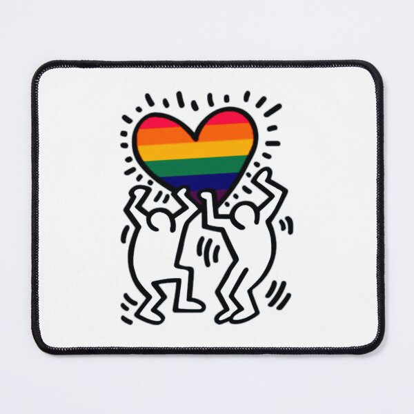 Item preview, Colorful Keith Dancing haring Figures Pop Art Illustration designed and sold by ostaasira13.