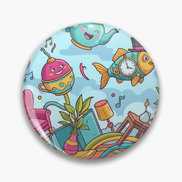 Item preview, Clouds Art Nature Cartoon Illustration Landscape Art Color designed and sold by ART ATTACK ZONE.
