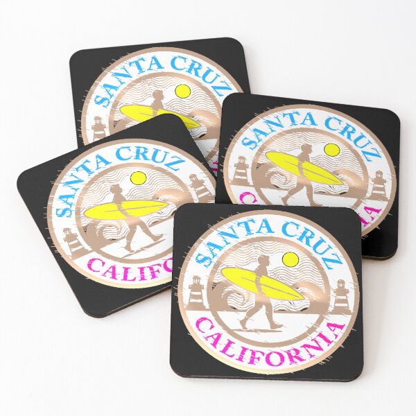 Item preview, Santa Cruz California Surf Vintage Circle designed and sold by AstronautMerch.
