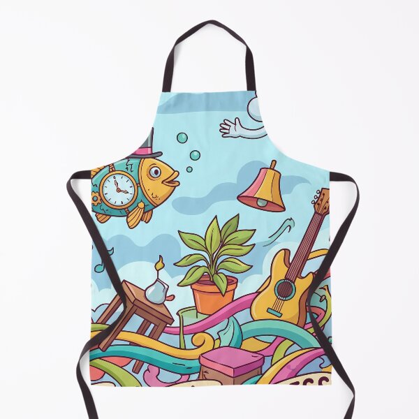 Item preview, Clouds Art Nature Cartoon Illustration Landscape Art Color designed and sold by ART ATTACK ZONE.