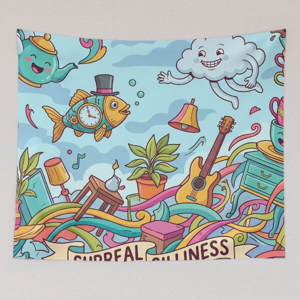 Item preview, Clouds Art Nature Cartoon Illustration Landscape Art Color designed and sold by ART ATTACK ZONE.