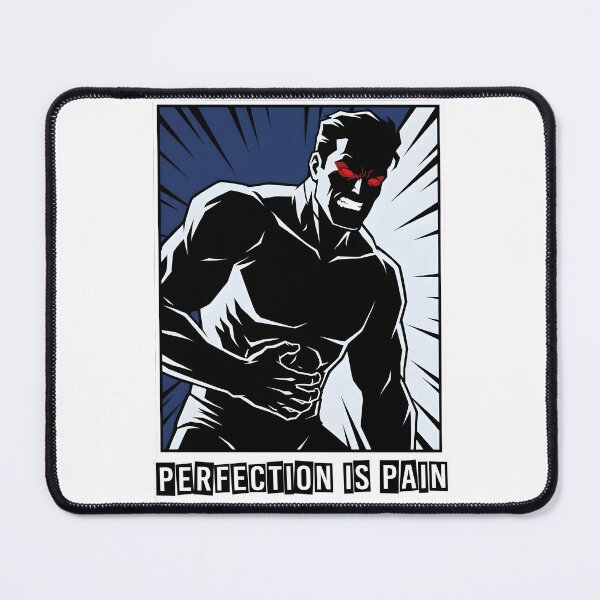 Item preview, Brutalist Retro Anime Male Superhero Perfection Pain designed and sold by EKHOAISTORE.