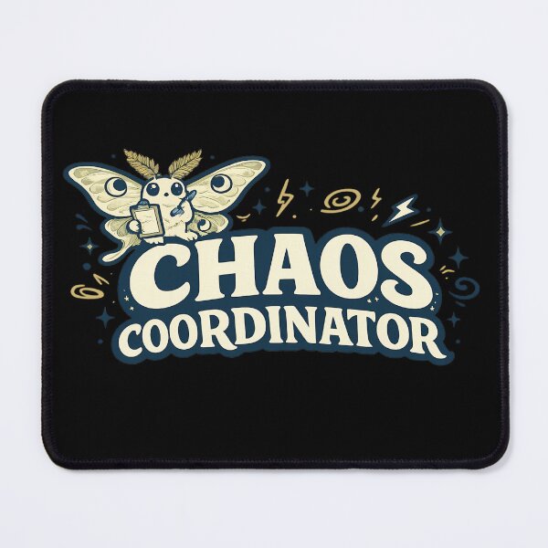 Item preview, Chaos Coordinator Luna Moth Funny Witchy Shirt Work Humor Gift Dark Academia Tee Moth Lover Relatable Shirt designed and sold by Moonveil_Studio.