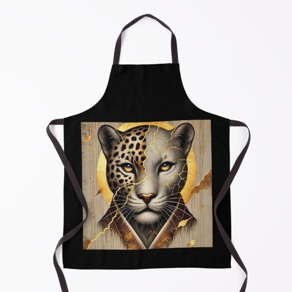Item preview, Kintsugi - Splintered Grace - The Kintsugi Leopard designed and sold by LegademaArt.