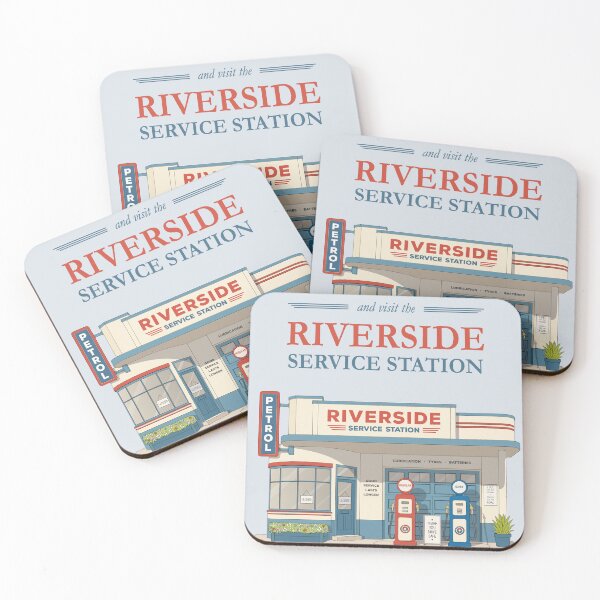 Item preview, Riverside Service Station designed and sold by Katrina Papet.