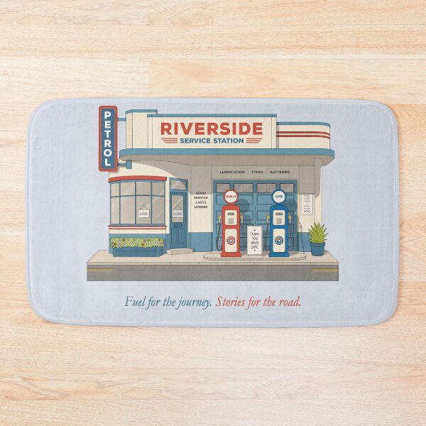 Item preview, Riverside Service Station designed and sold by Katrina Papet.
