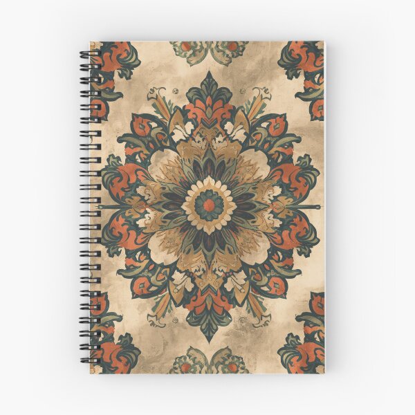 Item preview, Diva Intricate Damask Flowers Nostalgia Floral Composition designed and sold by GrinGalore.
