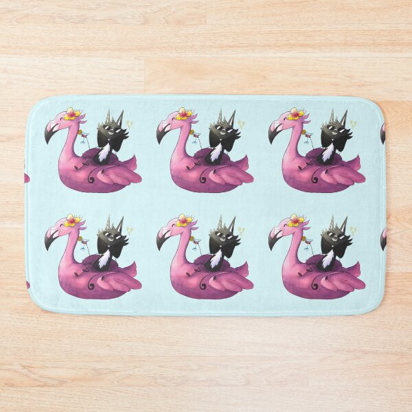 Item preview, Funny Cat Drinking Margarita on Flamingo Floatie designed and sold by Ph0enixSirenn.