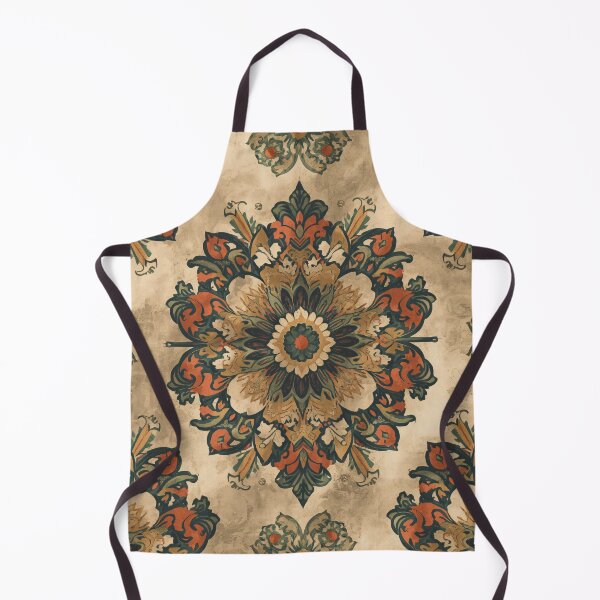 Item preview, Diva Intricate Damask Flowers Nostalgia Floral Composition designed and sold by GrinGalore.