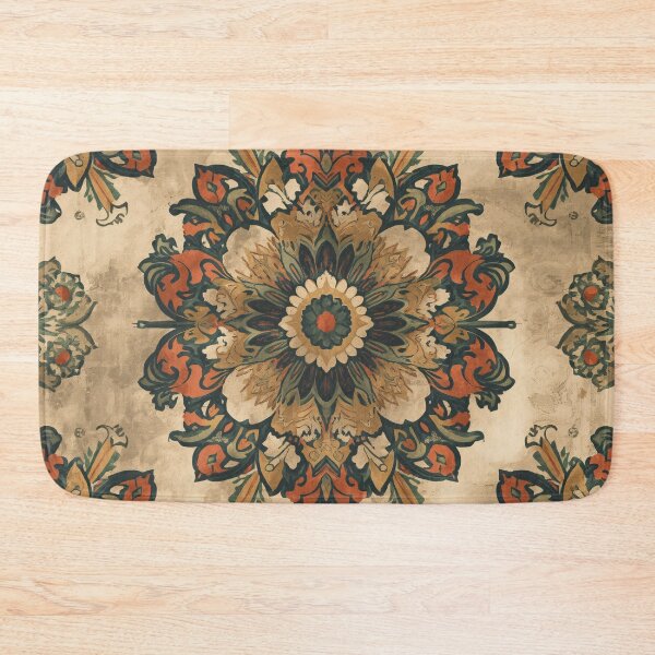 Item preview, Diva Intricate Damask Flowers Nostalgia Floral Composition designed and sold by GrinGalore.